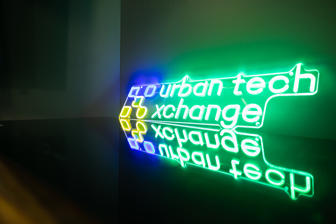 Urban Tech Xchange neon sign