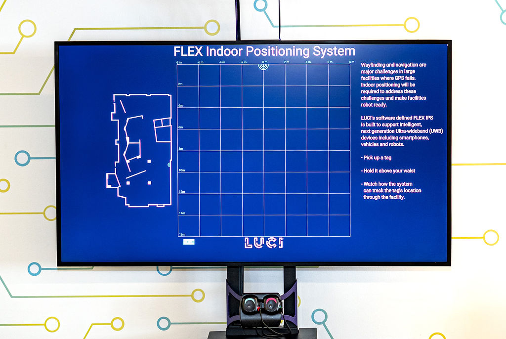LUCI Indoor Positioning System at the Urban Tech Xchange